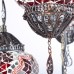 Authentic Filigree 5-Piece Ceiling Pendant Lamp Chandelier Mosaic Lamp Open Set